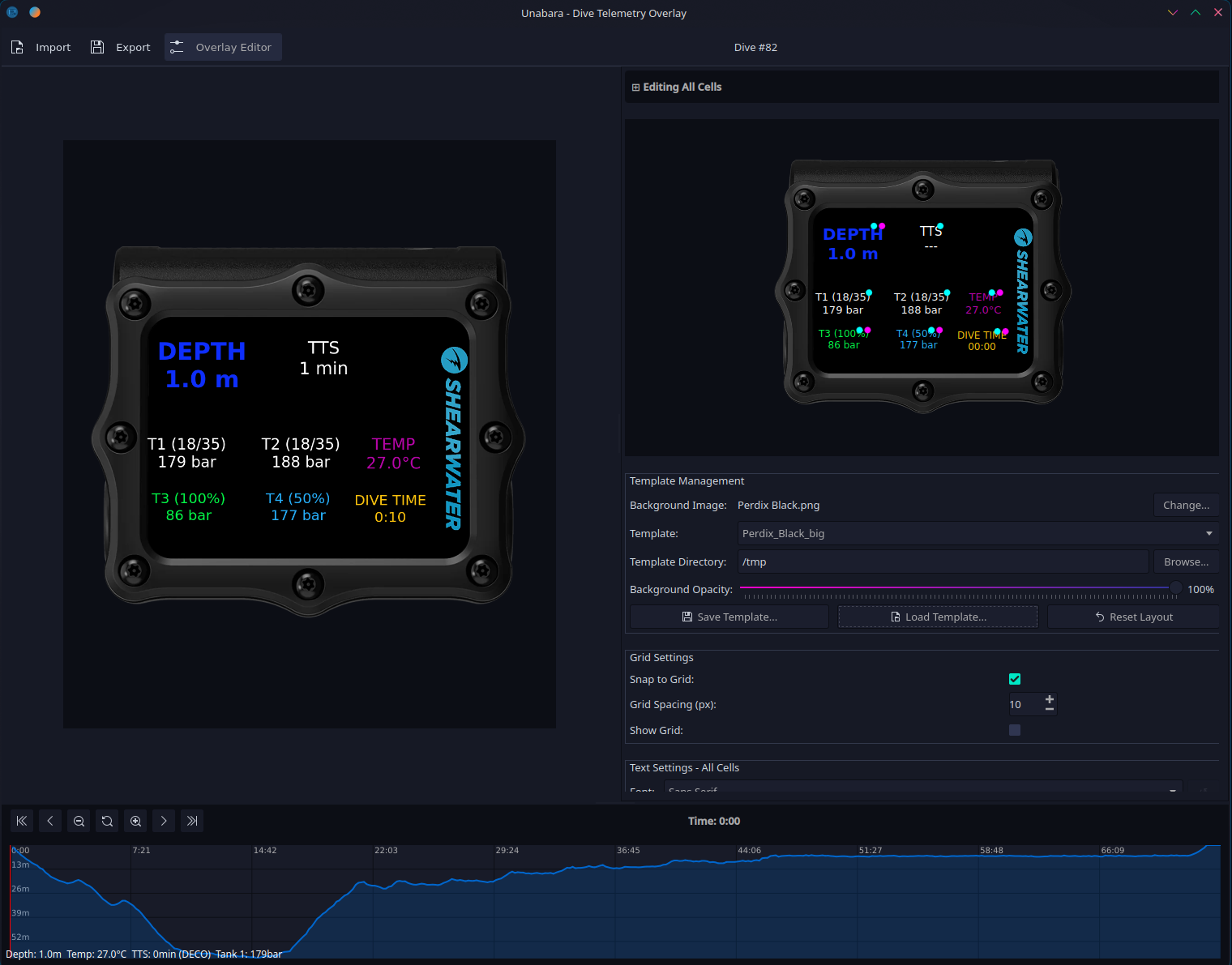 Unabara overlay editor